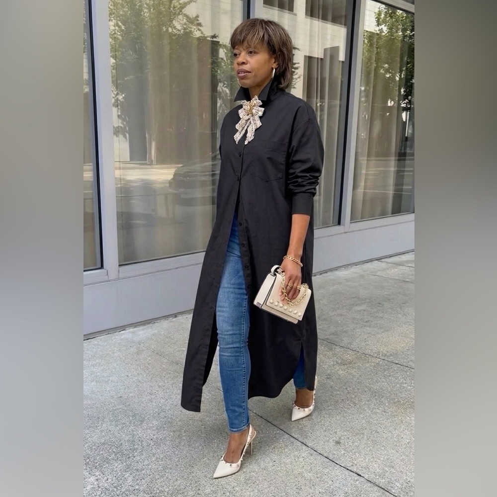 Passion Chic Button Down Classic Shirt Dress